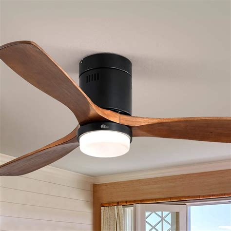  Tip Top Smart Indoor and Outdoor 3-Blade Flush Mount Ceiling Fan 52in Matte Black with 3000K LED Light Kit and Remote Control works with Alexa, Google Assistant, Samsung Things, and iOS or Android App. 172. $29996. List: $379.95. Save 10% at checkout. Works with Alexa. Climate Pledge Friendly. +3 colors/patterns. 